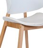 Milano Dining Chair in White Colour