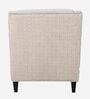 Milano Fabric 1 Seater Sofa In Geometric Brown Colour