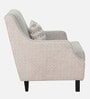 Milano Fabric 1 Seater Sofa In Geometric Brown Colour