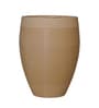 Cream Milano Molded Round 16 Inch Planter