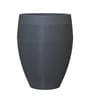 Grey Milano Molded Round 16 Inch Planter