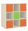 Milano Book Shelf in Orange Colour