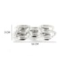 Transparent Milara T-Light Candle Holder