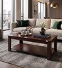 Milburn Coffee Table In Brown Finish