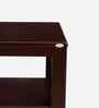 Milburn Side Table In Brown Finish