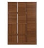 Milford 3 Door Wardrobe In Classic Walnut Finish