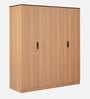 Milford 4 Door Wardrobe in Urban Teak Finish