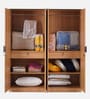 Milford 4 Door Wardrobe in Urban Teak Finish