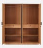 Milford 4 Door Wardrobe in Urban Teak Finish with Mirror