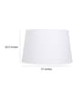 Milky Ivory Cotton Drum Lampshade