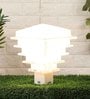 Luxuria White Plastic Gate Light