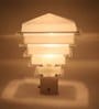 Luxuria White Plastic Gate Light
