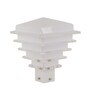 Luxuria White Plastic Gate Light