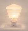 Luxuria White Plastic Gate Light