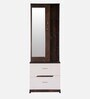 Milkybar Dressing Unit in White Lily & Walnut Finish
