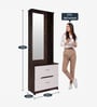 Milkybar Dressing Unit in White Lily & Walnut Finish