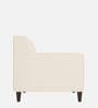 Miller Fabric 1 Seater Sofa in Ivory Cream Colour