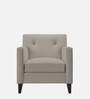 Miller Fabric 1 Seater Sofa in Lit Grey Colour