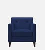 Miller Fabric 1 Seater Sofa in Royal Blue Colour