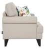 Miller Fabric 1 Seater Sofa in Beige Colour