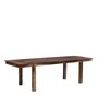 Miller Sheesham Wood Expandable 8+ Seater Dining Table in Rustic Teak Finish