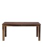 Miller Sheesham Wood Expandable 8+ Seater Dining Table in Rustic Teak Finish