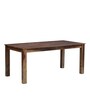 Miller Sheesham Wood Expandable 8+ Seater Dining Table in Rustic Teak Finish