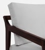 Milo Sheesham Wood Arm Chair In Beige Color