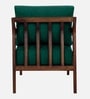 Milo Sheesham Wood Arm Chair In Green Color