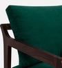 Milo Sheesham Wood Arm Chair In Green Color
