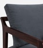 Milo Sheesham Wood Arm Chair In Grey Color