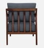 Milo Sheesham Wood Arm Chair In Grey Color