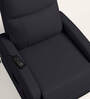 Milos Leatherette 1 Seater Recliner In Black Colour With Massager