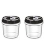 Milton Air Tite 500 Container, 200 Ml, Set of 2, Black