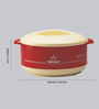Milton Buffet 5.0 Red Casserole,5300 ML