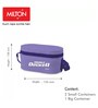 Milton Double Decker Lunch Box, 280 ML & 480 Ml, Blue