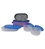 Milton Double Decker Lunch Box, 280 ML & 480 Ml, Blue