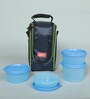 Milton Full Meal 4 Containers Lunch Box, Blue, 200 ML, 350 ML & 500 ML