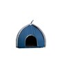 Milton Hercules Blue & Grey Fabric Cat House