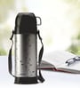 Milton Eiffel 1000 Thermosteel Vacuum Insulated Flask With Carry Strap 910 Ml 24 Hours Hot & Cold Black