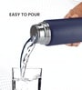 Milton Glide 1000 Stainless Steel Water Bottle 1000 Ml Single Wall Leak Proof Navy Blue