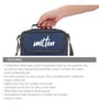 Milton New Steel Combi Lunch Box Set 3 Stainless Steel Containers & 1 Plastic Tumbler With Insulated Bag Blue