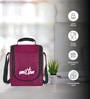 Milton Pro Lunch Box With Insulated Fabric Bag 3 Microwave Safe Stainless Steel Containers (180 Ml 320 Ml 450 Ml) 100 Ml Chutney Container 750 Ml Steel Bottle & Steel Cutlery Maroon