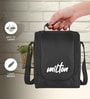 Milton Pro Lunch Box With Insulated Fabric Bag 3 Microwave Safe Stainless Steel Containers (180 Ml 320 Ml 450 Ml) 100 Ml Chutney Container 750 Ml Steel Bottle & Steel Cutlery Black