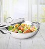 Milton Pro Cook Triply Stainless Steel Kadhai With Glass Lid 28 Cm 4.6 L Induction & Gas Compatible