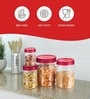 Milton Vitro Airtight Pet Storage Container Set 18 Pieces (6 X 230 Ml 6 X 600 Ml 6 X 1.18 L) Transparent