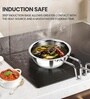 Milton Pro Cook Triply Stainless Steel Tadka Pan 12 Cm 370 Ml Induction & Gas Compatible