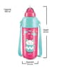 Milton Kool Trendy 500 Kids Insulated Water Bottle With Straw 490 Ml Bpa Free Leak Proof Cherry Pink