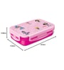 Milton Steely Deluxe Mini Kids Lunch Box 400 Ml Inner Stainless Steel Insulated Container Airtight Leak Proof Dark Pink