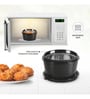Milton Max Meal Lunch Box With Insulated Bag 2 Microwave Safe Stainless Steel Containers (320 Ml & 450 Ml) 280 Ml Plastic Container 690 Ml Handy Bottle & 100 Ml Chutney Box Black